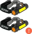Фонарь налобный светодиодный Фотон SА-650 аккумуляторный Li-ion 1200 мАч, LED 1Вт, дальность луча 70 метров, IP22, mini USB 24125 / на голову (комплект из 2 шт)