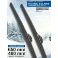 Зимние щетки стеклоочистителя для Hyundai Solaris 1 пок. - дворники Солярис зимние, комплект.