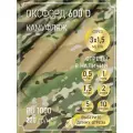 Ткань оксфорд 600 D тентовая, водоотталкивающая, цвет камуфляж, 3 метра