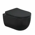 Подвесной унитаз Berges Ventas Black Rimless 49 082136