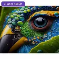 Алмазная мозаика 'Глаз попугая', 40*30 см, Cristyle, Cr 430213