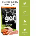 Корм сухой GO! Solutions беззерновой для щенков всех пород 4 вида мяса: индейка, курица, лосось, утка, 1,59 кг