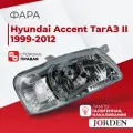 Фара Accent Тагаз Акцент Тагаз II поколения, года 1999-2012, 1 шт, ближний дальний свет галогенная передняя правая