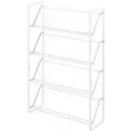 Обувница четырехуровневая FRAME YAMAZAKI, на 8-12 пар обуви, стальная, белая