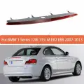 Автомобильный светодиодный задний третий стоп-сигнал для BMW 1 серии 128i 135i M E82 E88 2007 2008 2009 2010 2011 2012 2013,63257164978, Высоко установленный стоп-сигнал