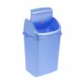 Ведро для мусора Русспласт Камелия № 1, 4 л, голубой перламутр