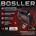 Компрессор автомобильный от прикуривателя BOSLLER FastPump M10 с дисплеем и автоматическим отключением, насос для машины мощный