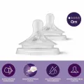 Соска силиконовая Philips Avent Natural Response, SCY961/02, с медленным потоком от 0 мес, 2 шт