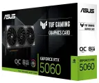 Видеокарта ASUS GeForce RTX 5060 TUF GAMING OC 8GB (TUF-RTX5060-O8G-GAMING), (90YV0N00-M0NA00)