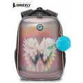 Новый ранец GRIZZLY с двумя отделениями, для девочек RAw-594-9/2