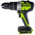 Дрель-шуруповерт ударная Greenworks 24V, бесщеточная, 60Нм, c 1хАКБ 2Ач и ЗУ 2А, в кейсе