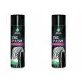 Чернитель шин Grass Tire Polish, для полировки и обновления шин, аэрозоль, 650 мл, 2 шт