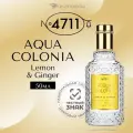 Парфюм. Одеколон 4711 Maurer & Wirtz Acqua Colonia Lemon & Ginger. 4711 Аква Колония. Унисекс. 50 мл