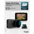 Видеорегистратор для автомобиля Fujida Zoom Hit S Duo WiFi с GPS-информатором, WiFi-модулем и второй камерой