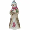 Фигурка декоративная Снеговик, L14 W11,5 H33,5 см