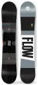 Сноуборд FLOW MERC Black, ростовка 156 см, средняя жесткость, черный