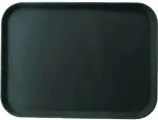 Поднос прорезиненный прямоугольный Prohotel 510х380х25мм, пластик, черный
