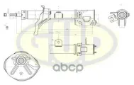 Амортизатор зад лев GUD GSA339747