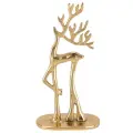 Декоративная фигура Олень Рико 21 см золотой