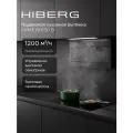 Вытяжка встраиваемая HIBERG I-VMF 60120 B, управление сенсорное/жестами, 3 скорости, режим отвода/рециркуляции, черная