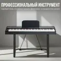 Цифровое пианино TESLER STZ-8805 BLACK, молоточковая механика, запись, метроном, 88 клавиш