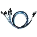 Кабель Areca 26II-IC5407-7500-SB Slimline SASx8 (SFF8654) -to- 8 SATA + SideBand, 75CM