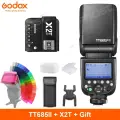 Вспышка Godox TT685II для камер Canon Nikon Sony Fuji Olympus for Nikon, TT685II with X2T