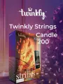 Умная гирлянда в форме свечи, Twinkly Candies Strings USB-C, 200 диодов, зеленый провод, BT+WiFi, IP20, адресные диоды