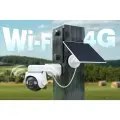 Камера видеонаблюдения уличная 4G / Wi-fi. IMOU AOV PT 5MP Видеокамера беспроводная с солнечной батареей с поддержкой сим карты