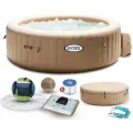 СПА-бассейн Intex PureSpa Bubble (28426), 196х71 см, 196х71 см, 196х196 см бежевый 196 см 196 см 71 см 795 л 46 кг