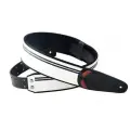 8401070110767 Mojo Race B&W Ремень для гитары, RightOn Straps