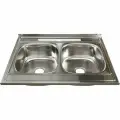 Мойка mixline 60х80х18 см, 0.6, 2 чаши, выпуск 3 1/2, с сифоном 528171