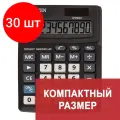 Комплект 30 шт, Калькулятор настольный CITIZEN BUSINESS LINE CMB1001BK, малый (136x100 мм), 10 разрядов, двойное питание
