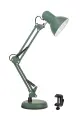 Настольный светильник МТ2001 Ultra LIGHT 220В E27 зеленый малахит на струбцине на основании
