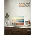Защитный экран от брызг на плиту 400х600х4мм. Стеновая панель для кухни из закаленного стекла. Фартук для кухни на стену