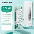 Механическая клавиатура MCHOUSE X75V2, 8000 мАч, Liuguang ice cream switch, зеленый