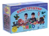 Конструктор тико Азбука 312 детали в цветной коробке Рантис 11-260