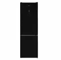 Холодильник NORDFROST RFC 390D NFGB, черное матовое стекло