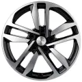 Диск колесный Khomen Wheels KHW1612 (Camry-Corolla-Grand Vitara) 6,5x16 5x114,3 Dia60.1 ET45 цвет Black-FP