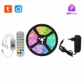Умная светодиодная лента IP 65 музыкальная с WIFI RGBW 5 метров+WIFI контроллер+пульт+блок питания 12v