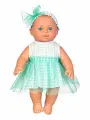 Кукла пупс Малышка в мятном платье, классическая куколка-карапуз для девочек, игрушечный младенец с одеждой для сюжетно-ролевых игр, развивающая игрушка для малышей