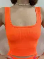 Топ Mademoiselle, размер S/M, оранжевый
