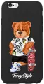Черный силиконовый чехол для iPhone 6/6s Tony Style со скейтом для Айфон 6/6с