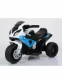Электромобиль-мотоцикл JIAJIA, для детей 1-3 лет, 3 колеса, светящиеся фары, синий