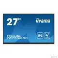 Монитор Iiyama Монитор Iiyama 27 ProLite T2755MSC-B1 черный IPS LED 5ms 16:9 HDMI M/M матовая 1000:1 400cd 178гр/178гр 1920x1080 60Hz DP FHD USB Touch 5.8кг