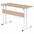 Парта Polini kids City D2 Ученик 7 группы белый-дуб пастельный
