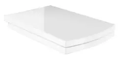 Крышка-сиденье для унитаза Arcus 050 White c микролифтом (белая) 43*35