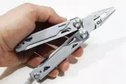 Мультитул тактический/Пассатижи/Нож туристический серебристый
