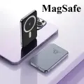 Повербанк для айфона, 10000 mAh, беспроводная зарядка, быстрая зарядка 22.5W, grey