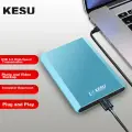 Kesu 500GB Portable Hard Drive, Large Capacity, USB3.0, K208-Sky Blue, 2.5-Inch External Mechanical Hard Drive, Large USB Flash Drive
